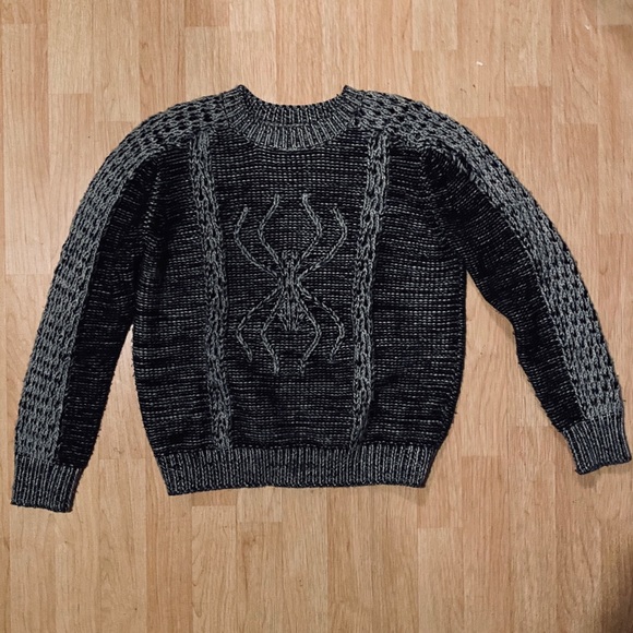 Topshop Sweaters - TOPSHOP SPIDER KNIT CABLE SWEATER SMALL